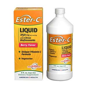 American Health Ester-C 250 Mg with Citrus Bioflavonoids, Berry, 8 Fluid Ounce for $22
