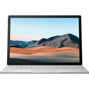 Microsoft Surface Book 3 10th-Gen. Intel i7-1065G7 15" Touch Laptop w/ NVIDIA GeForce GTX 1660 Ti Max for $2,900