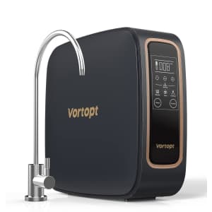 Vortopt Tankless 800GPD Under Sink Reverse Osmosis System for $198