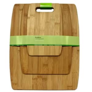 Oceanstar 3-Piece Bamboo Cutting Board Set for $23