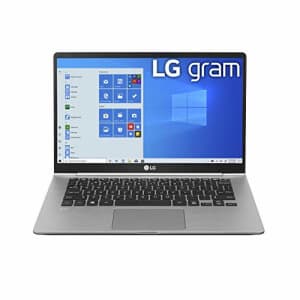 LG Gram Laptop - 14" Full HD IPS, Intel 10th Gen Core i5 (10210U CPU), 8GB DDR4 2666MHz RAM, 512GB for $940