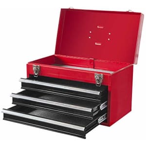 TCE ATBD134U-RB Torin Rolling Garage Workshop Tool Organizer: Detachable 3 Drawer Tool Chest with for $138