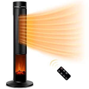 Trustech Electric Space Heater for Large Room - 36" Ceramic Tower Space Heater for Room Heating for $121 Trustech Electric Space Heater for Large Room - 36" Ceramic Tower Space Heater for Room Heating for $121