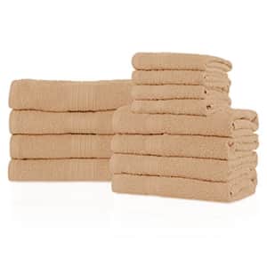 Superior Eco-Friendly Soft & Absorbent Solid Towel Set, 100% Ringpspun Cotton, (4 Bath 27" x 54", 4 for $46