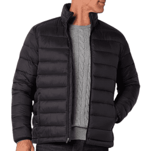St. John's Bay Men's Water Resistant Midweight Puffer Jacket for $28