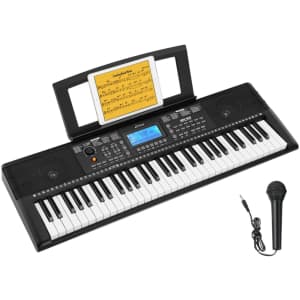 61-Key Beginner Electronic Piano for $96 61-Key Beginner Electronic Piano for $96
