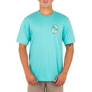 Hurley Men's Everyday Washed Worker Short Sleeve T-Shirt, Tropical Twist, Medium for $18