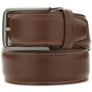 Perry Ellis Portfolio Men's Contrast Stitch Dress Belt for $10