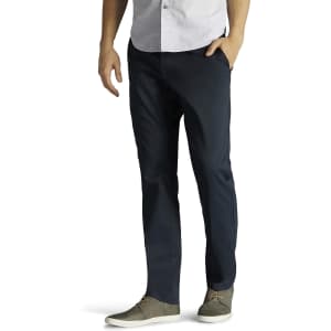 Lee Jeans Men's Extreme Motion Flat Front Slim Straight Pants From $17