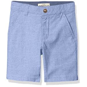 Nautica Boys' Flat Front Shorts, Light Cobalt, 16 for $23 Nautica Boys' Flat Front Shorts, Light Cobalt, 16 for $23