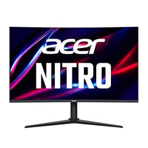 Acer Nitro 31.5" FHD 1920 x 1080 1500R Curved PC Gaming Monitor | AMD FreeSync | 75Hz Refresh | 1ms for $170