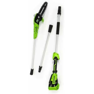 Greenworks 24V Cordless Pole Saw (Tool Only) for $67 Greenworks 24V Cordless Pole Saw (Tool Only) for $67