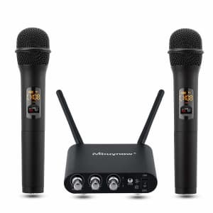 Mbuynow UHF Wireless Microphone System for $30 w/ Prime Mbuynow UHF Wireless Microphone System for $30 w/ Prime