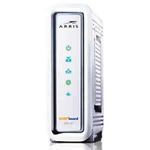 ARRIS SURFboard SB6141-RB 8x4 DOCSIS 3.0 Cable Modem (Renewed) for $40