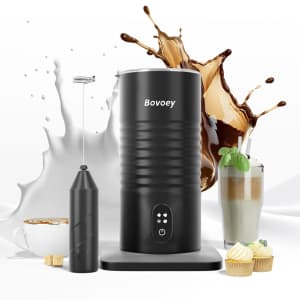 Bovoey 4-in-1 7.4-oz. Electric Milk Frother for $20