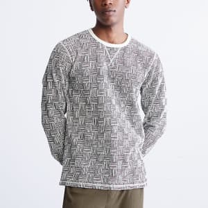Calvin Klein Men's Thermal Lounge Sleep Sweatshirt. That's a 70% savings.