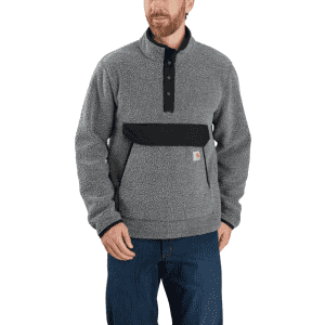 Carhartt Men's Clearance. Save on more than 40 items. We've pictured the Carhartt Men's Relaxed Fit Fleece Snap Front Jacket in Granite or Night Blue for $54 ($36 off).