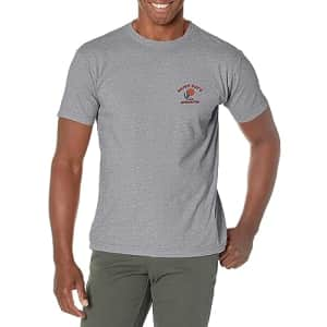 Quiksilver Men's Happy Days Mod Tee Shirt, Medium Grey Heather 233 for $19