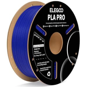 ELEGOO PLA PRO Filament 1.75mm Blue 1KG, 30-250mm/s Printing Speed Improved Rigidity 3D Printer for $16