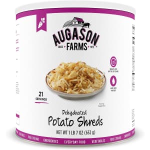Augason 23-oz. Dehydrated Potato Shreds for $21