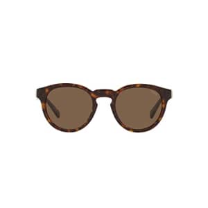 Polo Ralph Lauren Men's PH4184 Round Sunglasses, Brown, 49 mm for $76