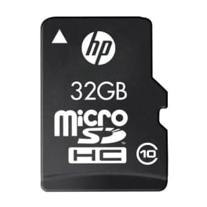 PNY Flash-Speicherkarte ( microSDHC/SD-Adapter inbegriffen ) - 32 GB for $6