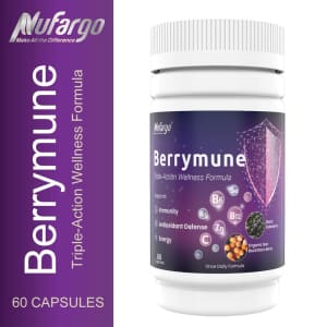 Berrymune Immune Booster Antioxidant Defense Supplement for $14 Berrymune Immune Booster Antioxidant Defense Supplement for $14