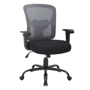 FDW Big and Tall Office Chair 400lbs Desk Chair Mesh Computer Chair with Lumbar Support Wide Seat for $139