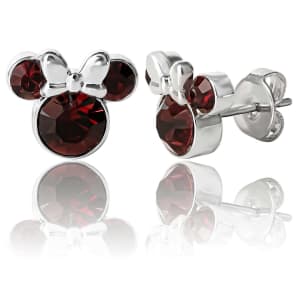 Disney Minnie Mouse Birthstone Stud Earrings for $18 w/ Prime
