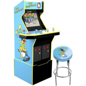 Arcade1UP The Simpsons Home Arcade w/ Stool for $275