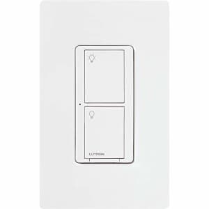 Lutron Caseta Smart Home Switch with Wallplate, Works with Alexa, Apple HomeKit, and Google for $59