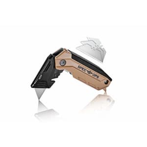 Spec Ops Tools Folding Utility Knife with Fixed Blade, Includes 3 Extra Blades in Handle Storage, for $9 Spec Ops Tools Folding Utility Knife with Fixed Blade, Includes 3 Extra Blades in Handle Storage, for $9