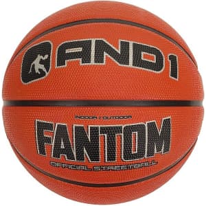 AND1 Fantom Rubber Basketball for $13