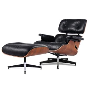 Replica MidCentury Taller Lounge Chair and Ottoman for $489