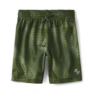 The Children's Place,Basketball Shorts,boys,Green Agate,X-Small for $9