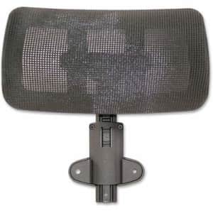 Lorell Hi-Back Chair Mesh Headrest - Black - Nylon - 1Each for $37
