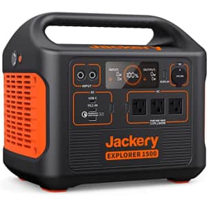 Jackery Explorer 1500 Portable Solar Power Bank for $1,699