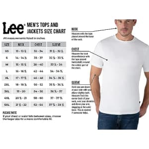 Lee Jeans Lee Men's Short Sleeve Graphic T-Shirt, Dim Brown Heather for $13