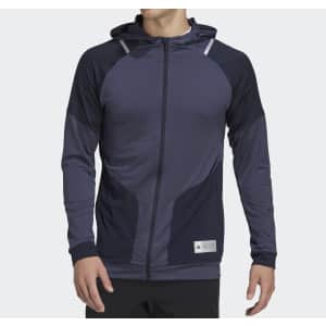 adidas Men's Train to Peak HIIT Training Full Zip Hoodie for $36 adidas Men's Train to Peak HIIT Training Full Zip Hoodie for $36