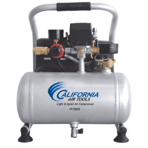 California Air Tools CAT-1P1060S Light & Quiet Portable Air Compressor, Silver for $147