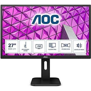 AOC Pro-line 27P1 27" Full HD LED Matt Flat Black Computer Monitor for $307