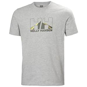Helly Hansen Men's Standard Nord Graphic T-Shirt, 950 Grey Melange, XX-Large for $21