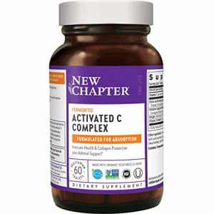 Vitamin C for Immune Support New Chapter Activated C Food Complex + Organic Non-GMO Ingredients - for $26