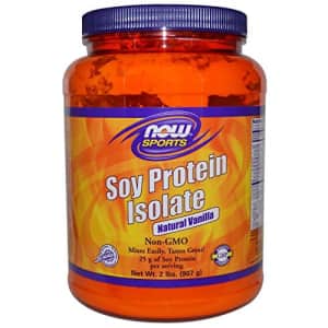 Soy Protein Isolate Natural Vanilla by Now Foods - 2 lbs for $29