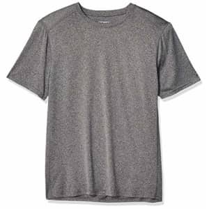 Jockey Men's Active Moisture Wicking Short Sleeve T-Shirt, Black HEATHER-00602, Medium for $6 Jockey Men's Active Moisture Wicking Short Sleeve T-Shirt, Black HEATHER-00602, Medium for $6