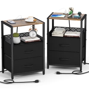 Vimiroo Night Stand Set for $64