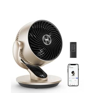 Dreo Smart Desk Fan for Bedroom, 13" Powerful 70 ft Whole Room Air Circulator Fan, 120+90 for $80