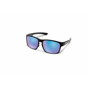 Suncloud Fairfield Polarized Sunglasses, Black/Polarized Blue Mirror, One Size for $42
