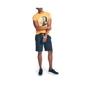 Nautica Men's Sustainably Crafted N83 Graphic T-Shirt, Nectarine, Large for $14