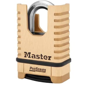 Master Lock ProSeries Brass Combination Padlock for $24